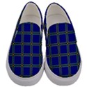 Background Pattern Design Geometric Men s Canvas Slip Ons View1