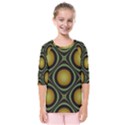 Abstract Background Design Kids  Quarter Sleeve Raglan Tee View1