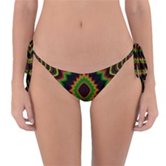Fractal Artwork Idea Allegory Abstract Reversible Bikini Bottom by Sudhe