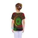 Abstract Fractal Pattern Artwork Art Kids  One Piece Tee View2
