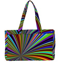 Background Design Pattern Colorful Canvas Work Bag by Sudhe