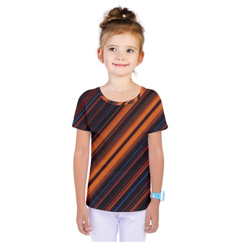 Background Pattern Lines Kids  One Piece Tee by Sudhe