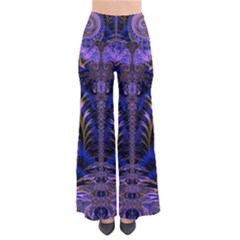 Abstract Fractal Pattern Artwork So Vintage Palazzo Pants by Sudhe