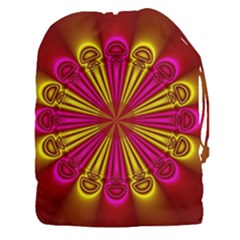 Abstract Art Fractal Modern Art Drawstring Pouch (xxxl) by Pakrebo