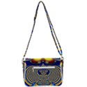 Abstract Art Artwork Digital Art Shoulder Bag with Back Zipper View3