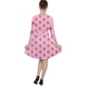 Texture Star Backgrounds Pink Ruffle Dress View2