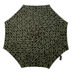 Modern Abstract Camouflage Patttern Hook Handle Umbrellas (medium) by dflcprintsclothing