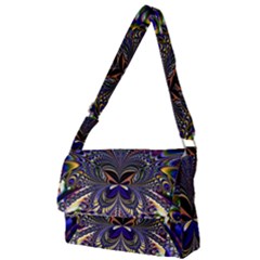 Abstract Art Artwork Fractal Design Art Pattern Full Print Messenger Bag by Pakrebo