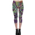 Background Design Art Artwork Capri Leggings  View1