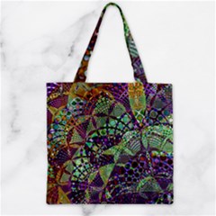 Background Design Art Artwork Zipper Grocery Tote Bag by Pakrebo