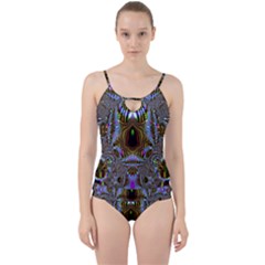 Art Artwork Fractal Digital Art Cut Out Top Tankini Set by Pakrebo