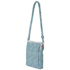 Wood Texture Diagonal Pastel Blue Multi Function Travel Bag by Mariart