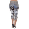 Building Architecture Columns Lightweight Velour Capri Leggings  View2
