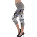 Building Architecture Columns Lightweight Velour Capri Leggings  View3