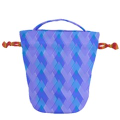 Pastelargyle Drawstring Bucket Bag by designsbyamerianna