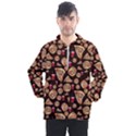 Pizza Pattern Men s Half Zip Pullover View1