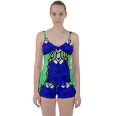 Thursday Tie Front Two Piece Tankini by snowwhitegirl