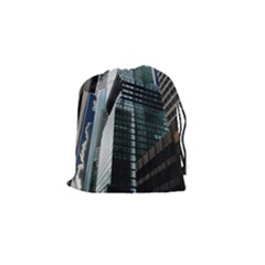 Architecture Frankfurt Reflection Drawstring Pouch (small) by Wegoenart