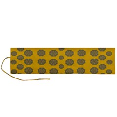 Sensational Stars On Incredible Yellow Roll Up Canvas Pencil Holder (l) by pepitasart