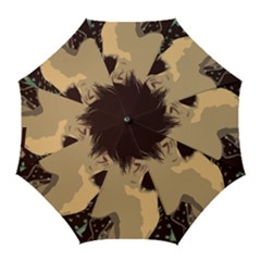 Punk Face Golf Umbrellas by snowwhitegirl