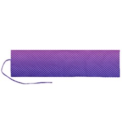 Dot Background Pattern Halftone Roll Up Canvas Pencil Holder (l) by Bajindul