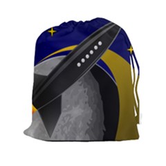 Science Fiction Sci Fi Sci Fi Logo Drawstring Pouch (xxl) by Pakrebo