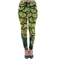Peacock Feathers Peacock Bird Lightweight Velour Leggings by Pakrebo