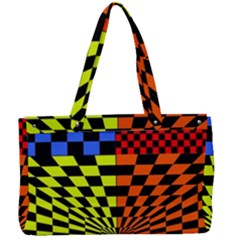 Checkerboard Again 7 Canvas Work Bag by impacteesstreetwearseven