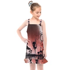 Little Fairy Dancing In The Night Kids  Overall Dress by FantasyWorld7
