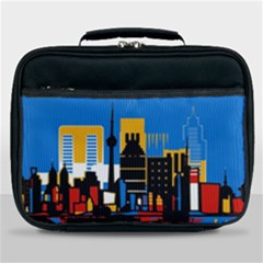 Architecture City House Window Lunch Bag by Pakrebo