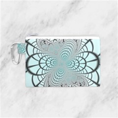 Digital Art Fractal Abstract Canvas Cosmetic Bag (small) by Pakrebo