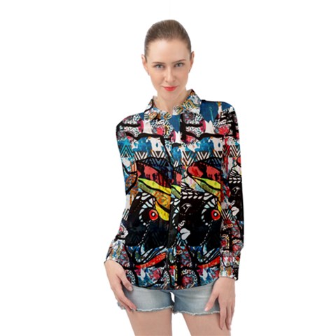 Image 1 Long Sleeve Chiffon Shirt by TajahOlsonDesigns