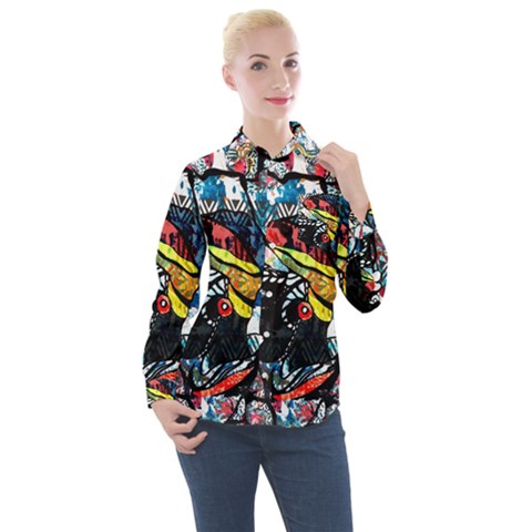 Image 1 Women s Long Sleeve Pocket Shirt by TajahOlsonDesigns