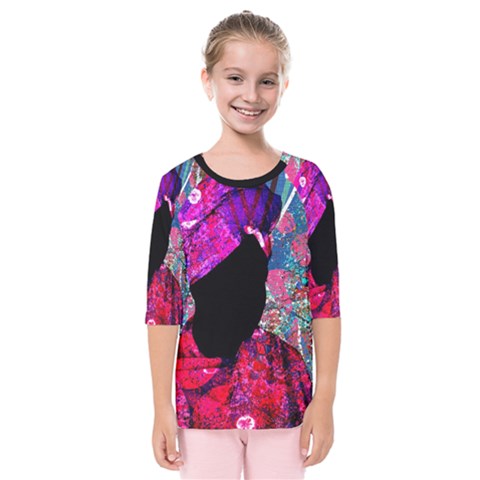 Pattern 4 Kids  Quarter Sleeve Raglan Tee by TajahOlsonDesigns