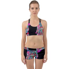 Pattern 4 Back Web Gym Set by TajahOlsonDesigns