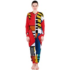 Design 9 Onepiece Jumpsuit (ladies)  by TajahOlsonDesigns