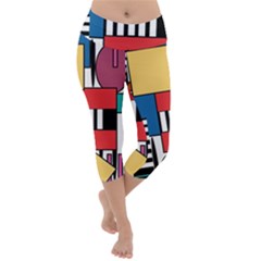 Tajah Olson Designs  Lightweight Velour Capri Yoga Leggings by TajahOlsonDesigns