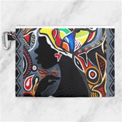 Tajah Olson Designs  Canvas Cosmetic Bag (xl) by TajahOlsonDesigns