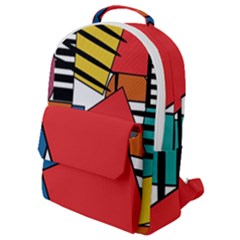 Design 9 Flap Pocket Backpack (small) by TajahOlsonDesigns