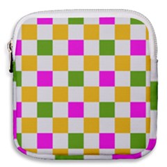 Checkerboard Again 3 Mini Square Pouch by impacteesstreetwearseven