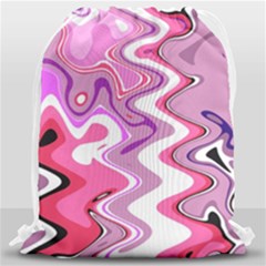 Mylifeinpink Drawstring Bag (large) by designsbyamerianna