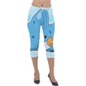 Patokip Lightweight Velour Capri Leggings  View1