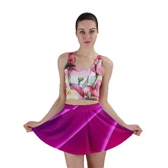 Pattern Purple Design Mini Skirt by Pakrebo
