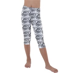 Fish 4 Kids  Lightweight Velour Capri Leggings  by ArtworkByPatrick