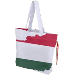 Hungary Country Europe Flag Drawstring Tote Bag by Sapixe