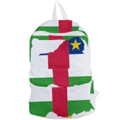 Central African Republic Flag Map Foldable Lightweight Backpack by Sapixe
