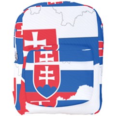Slovakia Country Europe Flag Full Print Backpack by Sapixe