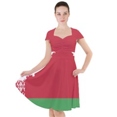 Belarus Country Europe Flag Cap Sleeve Midi Dress by Sapixe