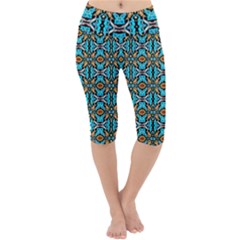 B4 Lightweight Velour Cropped Yoga Leggings by ArtworkByPatrick