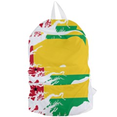 Guinea Bissau Flag Map Geography Foldable Lightweight Backpack by Sapixe